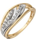 Damen Ring 375 Gold Gelbgold - 50739