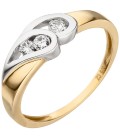 Damen Ring 375 Gold Gelbgold - 50747
