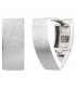 Creolen spitz 925 Sterling Silber matt Ohrringe Silbercreolen Silberohrringe - Bild 1
