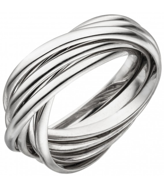 Damen Ring verschlungen 925 Sterling Silber Silberring - Bild 1